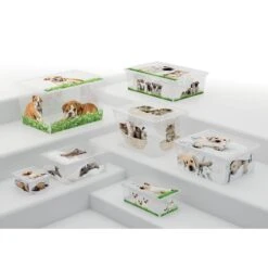 Contenitore Box Style S Puppy And Kitten -Humana in Itali 0015806 contenitore box style s puppy and kitten