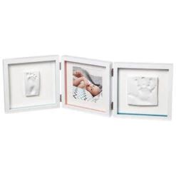 My Baby Style Double Print Frame Impronta Bambino 0m+ Bianco -Humana in Itali 0023455 my baby style double print frame impronta bambino 0m bianco