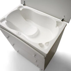 Bagnetto Fasciatoio Mio Bianco -Humana in Itali 0037340 bagnetto fasciatoio mio bianco