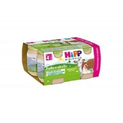 Hipp Omogeneizzato Pollo E Vitello Bio 4 Pz X 80 G