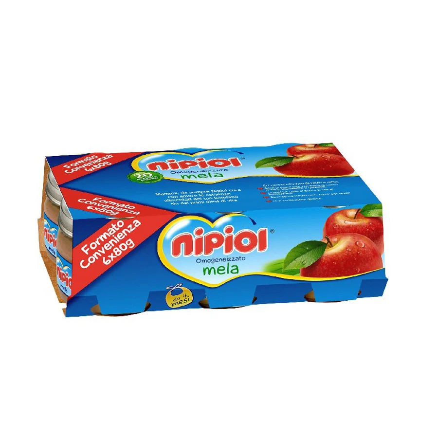 Omogeneizzato Mela 6 Pz X 80g 3 Omogeneizzato Mela 6 Pz X 80g