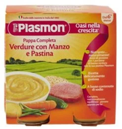 Pappa Manzo Verdura Pastina 190 G X 2 Pezzi