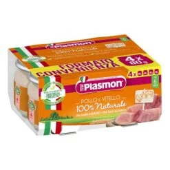 Omogeneizzato Pollo E Vitello 4pz X 80 G