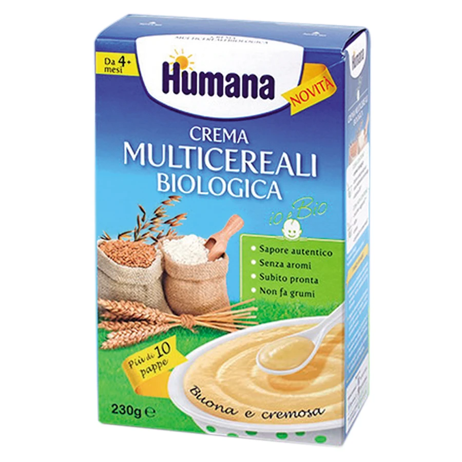 Humana Crema Multicereali Biologica 230 G 3 Humana Crema Multicereali Biologica 230 G