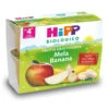 Hipp Frutta Grattugiata Mela E Banana 4 X 100g -Humana in Itali 0039067 frutta grattugiata mela e banana 4 x 100g