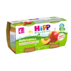 Hipp Omogeneizzato Bio Mela E Pesca 2 X 80g