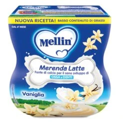 Merenda Latte E Vaniglia 2 X 100g