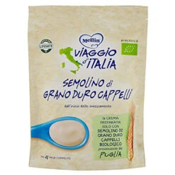 Semolino Di Grano Duro Cappelli Bio 200g Viaggio D'Italia