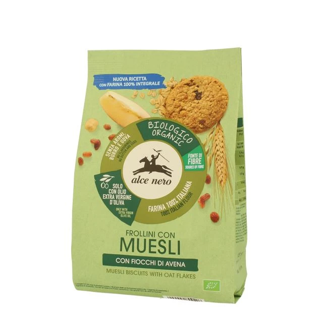 Frollini Con Muesli Biologici 250 G 3 Frollini Con Muesli Biologici 250 G