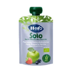 Pouch Bio Mela Fragola E Mirtilli 100g