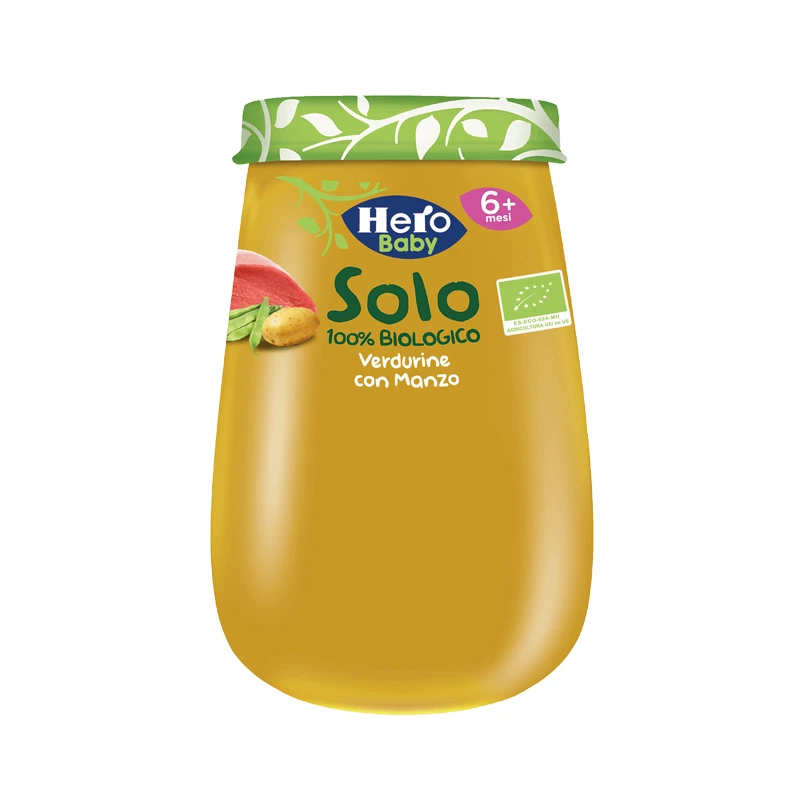 Omogeneizzato Biologico Verdurine Con Manzo 190g 3 Omogeneizzato Biologico Verdurine Con Manzo 190g