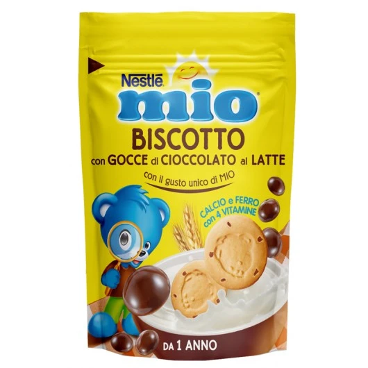 Nestlé® Biscotto Mio Gocce Cioccolato Al Latte 150gr 3 Nestlé® Biscotto Mio Gocce Cioccolato Al Latte 150gr