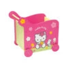 Carriola Porta Giochi Hello Kitty In Legno
