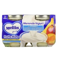 Merenda Yogurt E Frutta Mista 2 X 120g