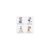 Set 4 Adesivi Antiscivolo Disney 10x10 -Humana in Itali 0083493 set 4 adesivi antiscivolo disney 10x10 1