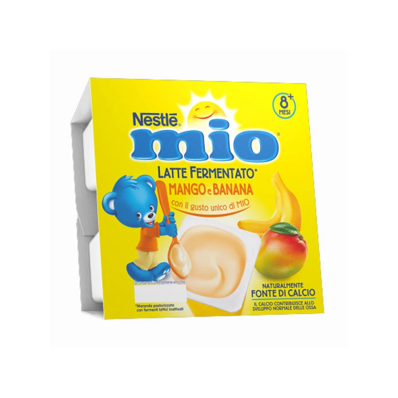 Nestlé® Merenda Mio Latte Fermentato Al Mango E Banana 4x100g 3 Nestlé® Merenda Mio Latte Fermentato Al Mango E Banana 4x100g