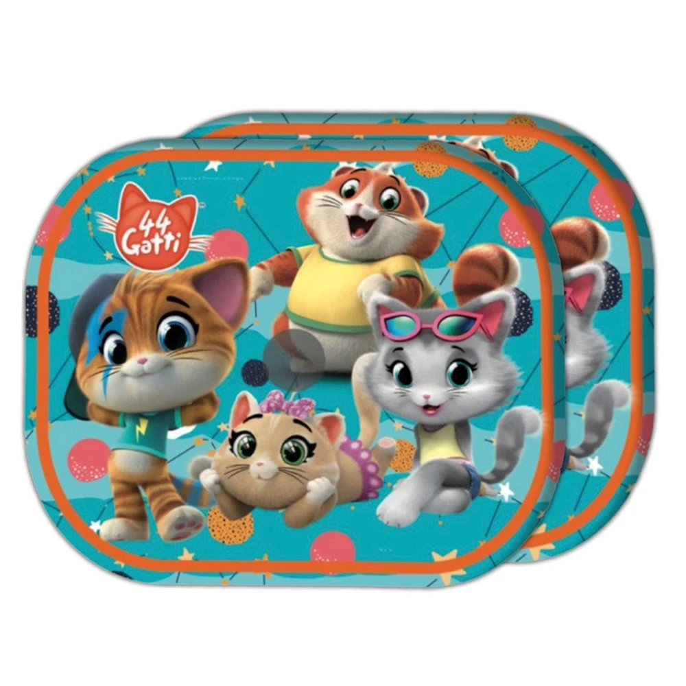 Albri 2pz Tendina Parasole Finestrino Auto - Fantasia 44 Gatti 3 Albri 2pz Tendina Parasole Finestrino Auto - Fantasia 44 Gatti